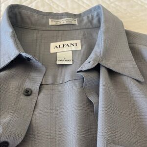 Alfani Men's Gray Dress Shirt